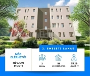 Продается квартира (кирпичная) Nyíregyháza, 44m2